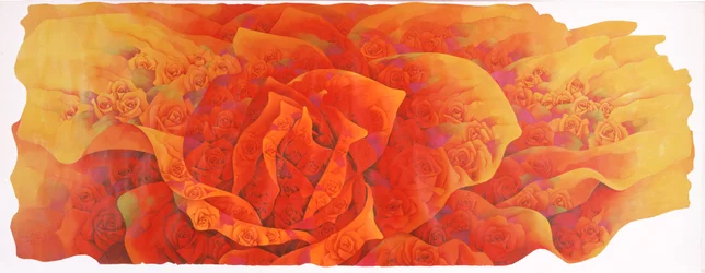 Eine große Rose, ca. 2002-03